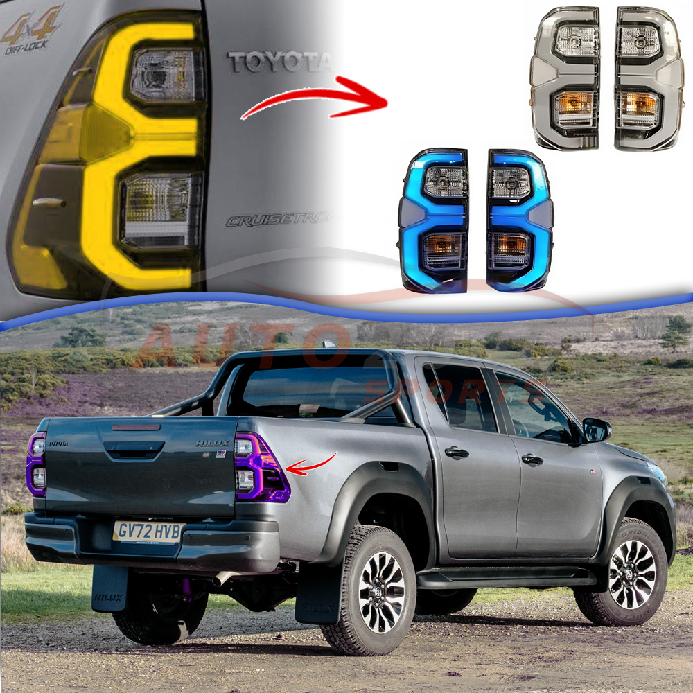 Toyota Hilux Revo Rocco RGB Tail Lamps Rear Lamps