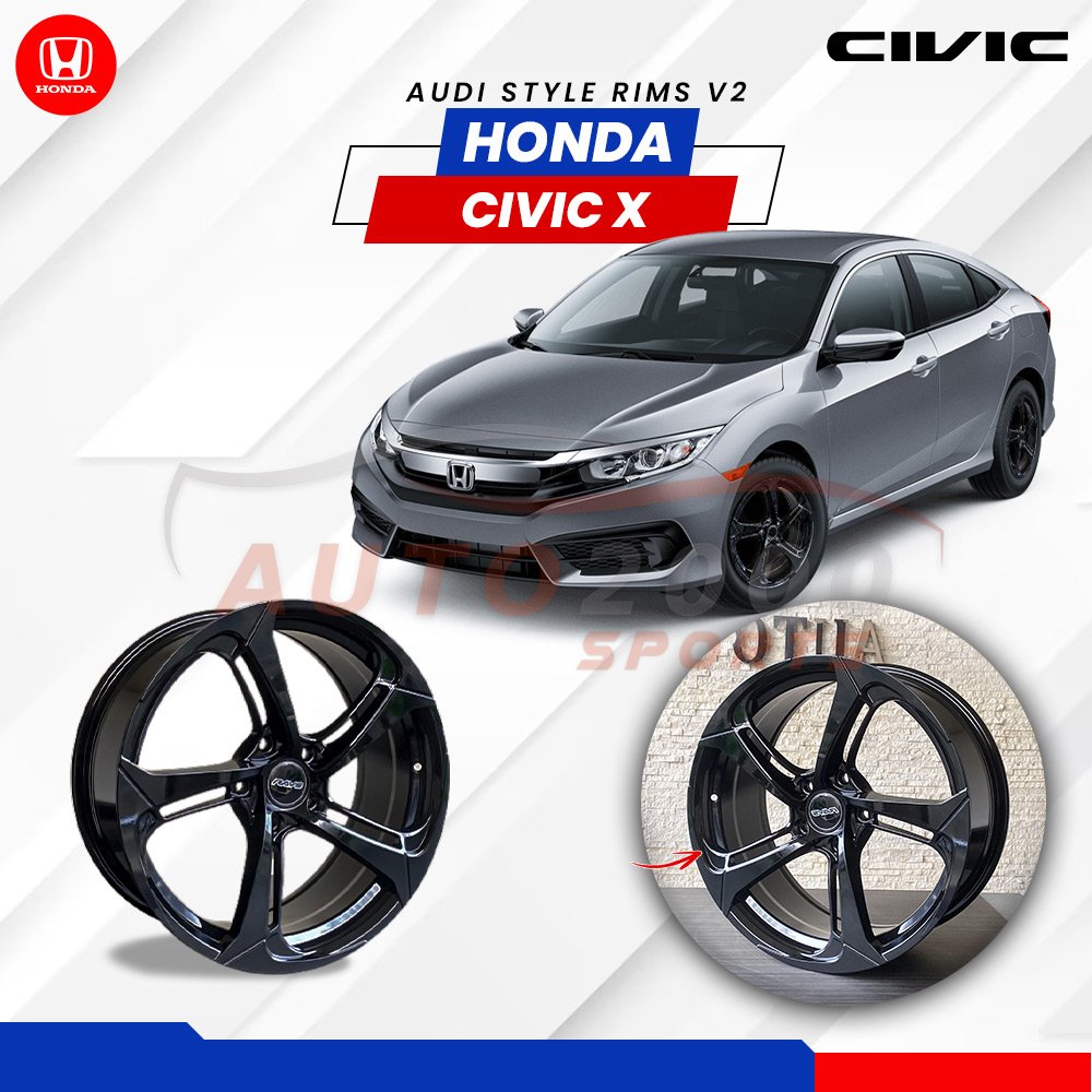 Buy Honda Civic Alloy Rims Audi Style 2016 2021 In Pakistan