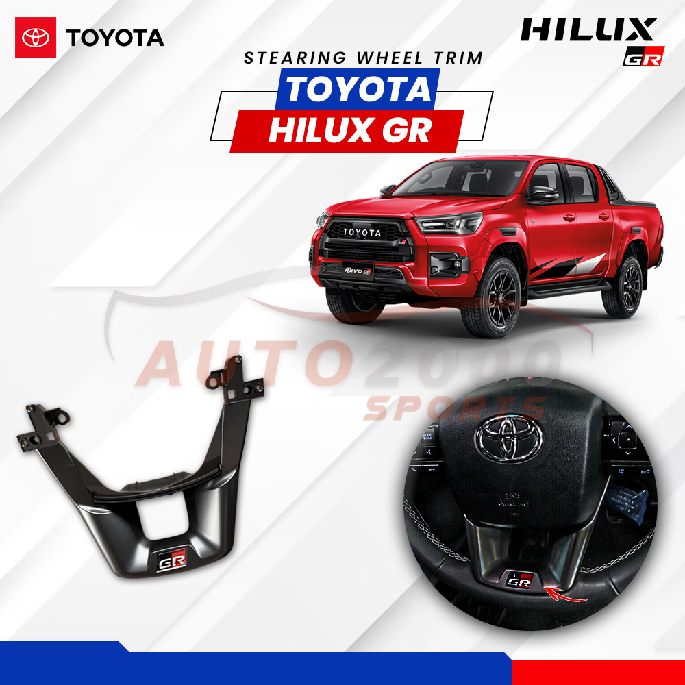 Toyota Hilux Rocco GR Steering Wheel Trim 2023 2024