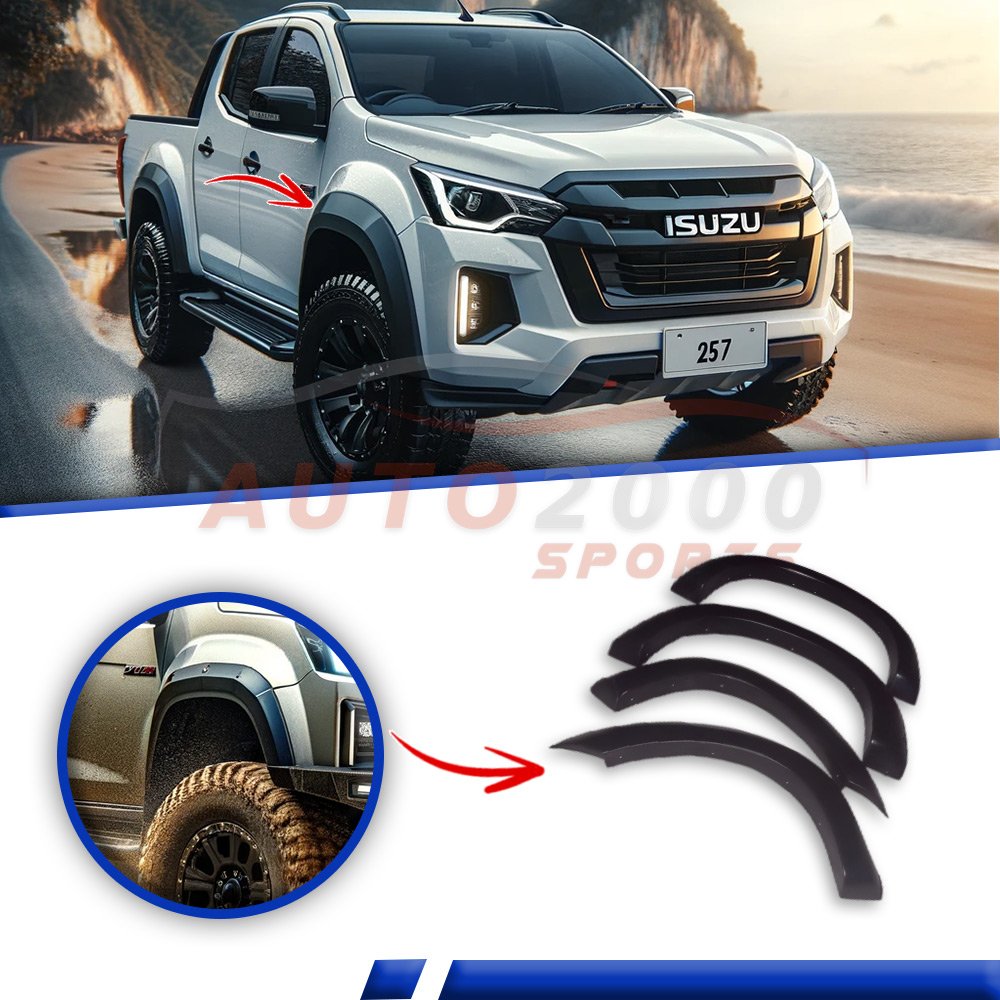 Isuzu D-Max Over Fenders Flairs 2018-2020