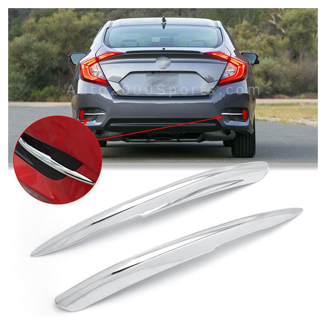 Honda Civic Bumper Reflector Trim 2016-2020