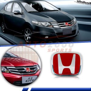 Honda Red Logo For Front Grill