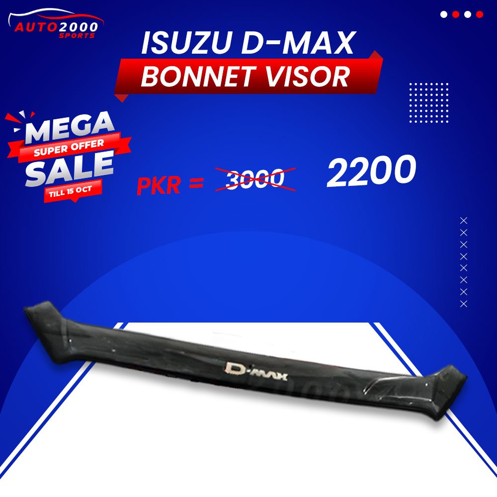 Isuzu D-Max Bonnet Visor 2018-2020