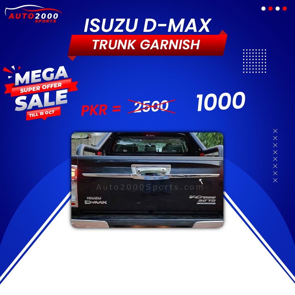 Isuzu D-Max Rear Garnish 2018-2020