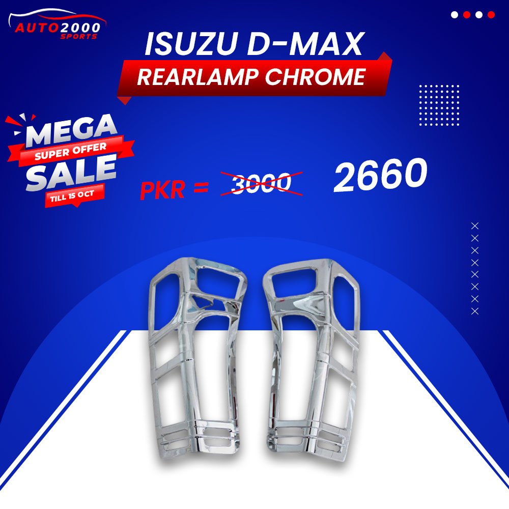 Isuzu D-Max Rear Lamps Covers 2018-2020