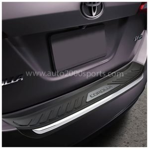 Toyota Corolla Rear Bumper Sill Black Chrome 2014-2019