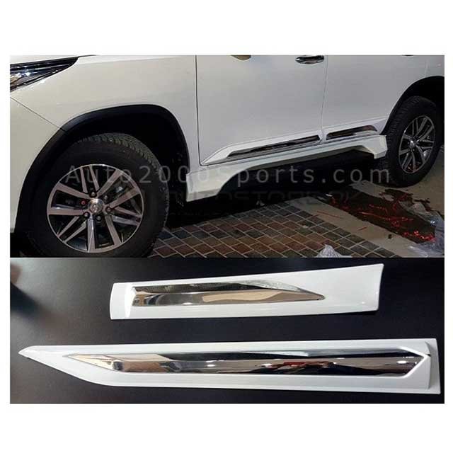 Toyota Fortuner Door Moulding Painted Chrome 2017-2020