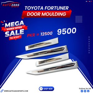 Toyota Fortuner Door Moulding Painted Chrome 2017-2020