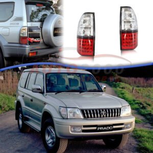 Toyota Land Cruiser Prado FJ90 Rear lamps Backlights 1996-2002