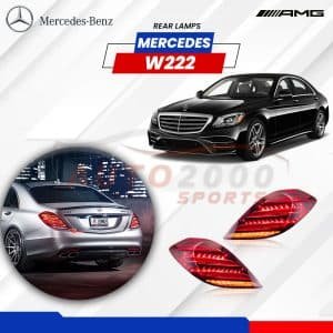 Mercedes-Benz S-Class W222 Rear Lamps 2013-2020