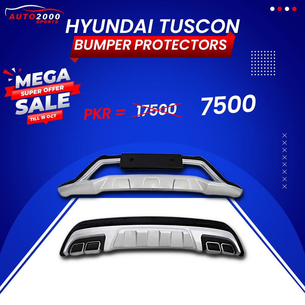 Hyundai Tucson Front and Back Bumper Protector 2020