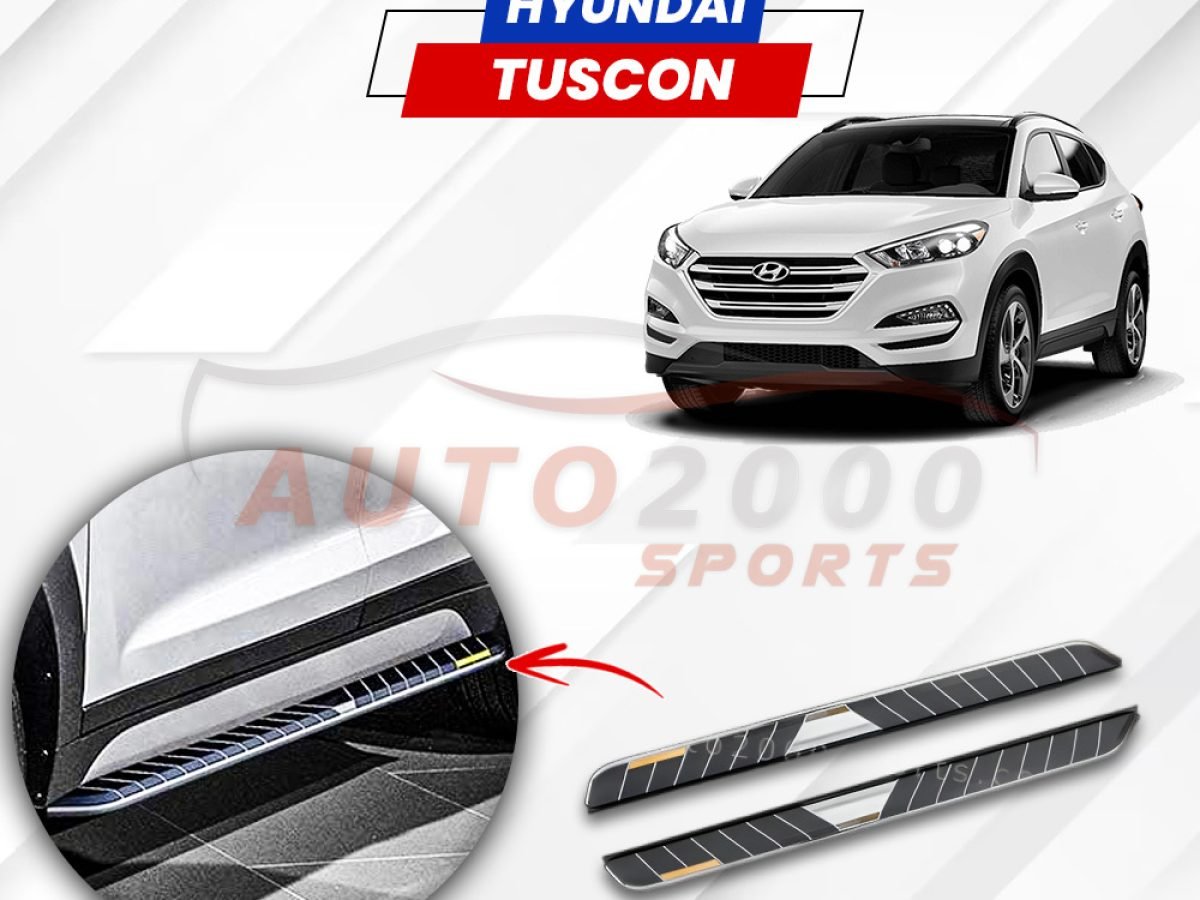 Hyundai Tucson Side Steps Heavy Black 2020 Auto2000 Sports