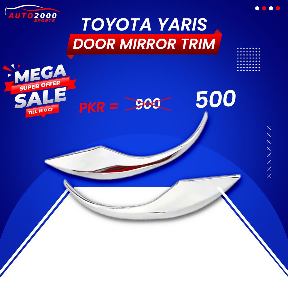 Toyota Yaris Door Mirror Trim 2020-2021