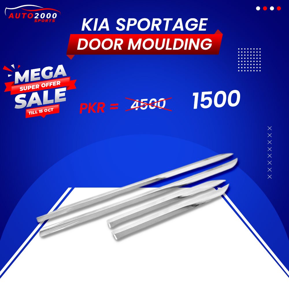 Kia Sportage Chrome Door Moulding 2019-2020