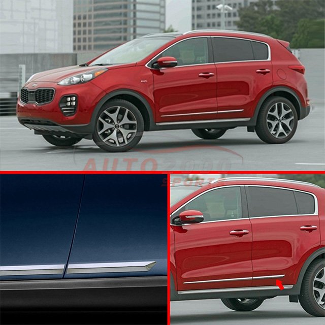 Kia Sportage Chrome Door Moulding 2019-2020