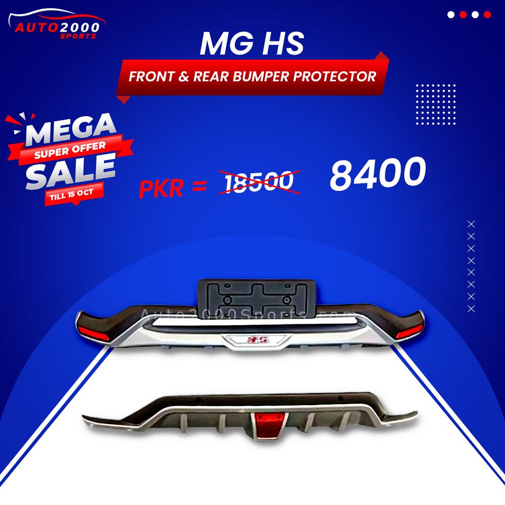 MG HS Front and Rear Bumper Protector 2021