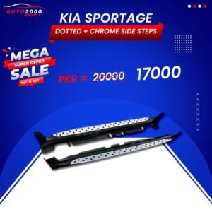 Kia Sportage Side Steps Foot Boards Dotted Design 2019-2021