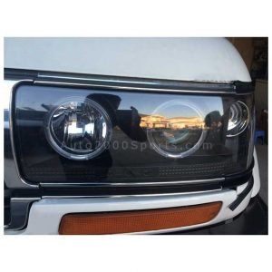 Toyota Land Cruiser FJ80 Head Lamps Black 1992-1996