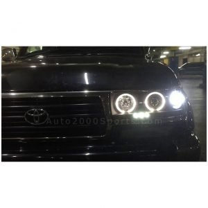 Toyota Land Cruiser FJ80 Headlamp Projector Black 1992-1996