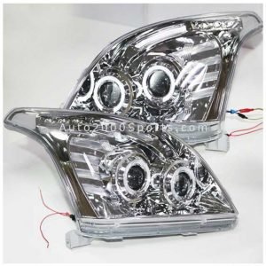 Toyota Prado FJ120 Head Lamps Chrome 2002-2008