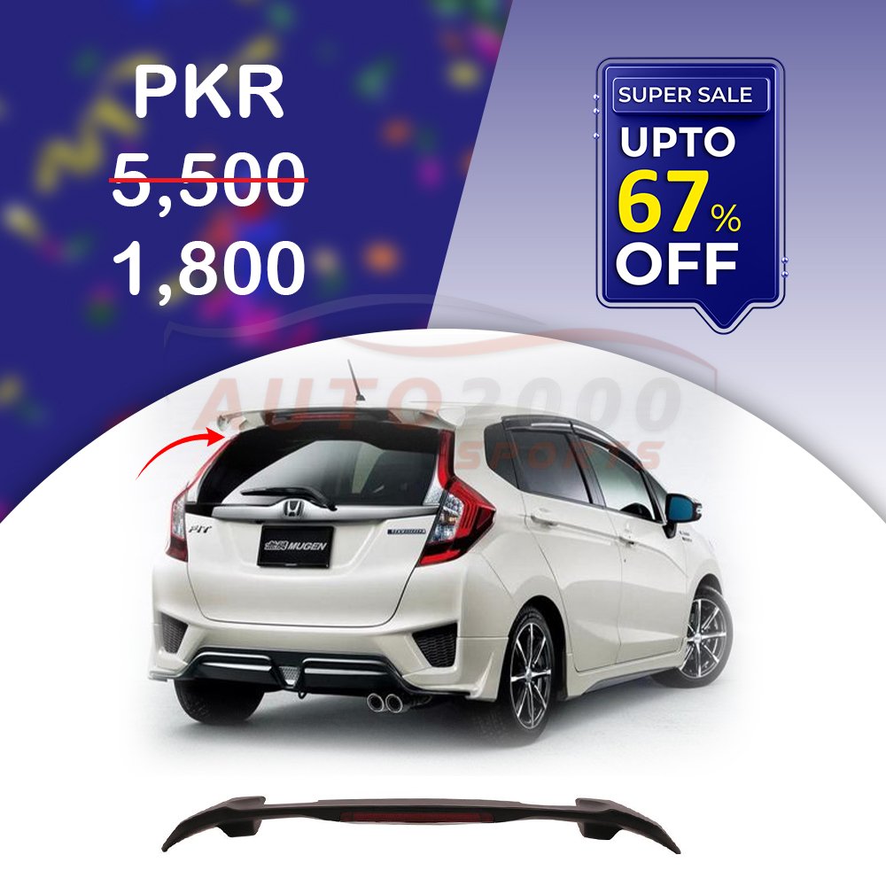 Honda Fit Roof Spoiler with Light 2014–2020