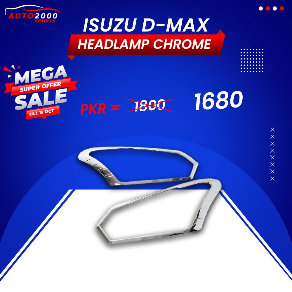 Isuzu D-Max Head Lamps Cover 2018-2021