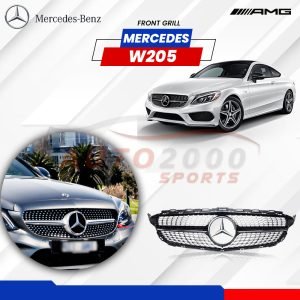 Mercedes Benz C Class W205 Front Grill 2014-2020