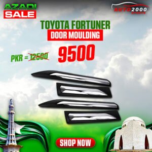 Toyota Fortuner Mat Black Door Moulding 2017-2021