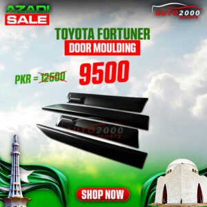 Toyota Fortuner Mat Black Door Moulding 2017-2021