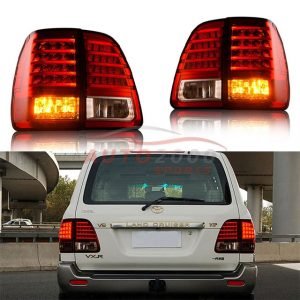 Toyota Land Cruiser FJ100 Rear Lamps Red Smoke Taiwan Made 1998-2007