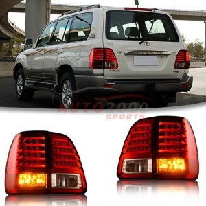 Toyota Land Cruiser FJ100 Rear Lamps Red Smoke Taiwan Made 1998-2007