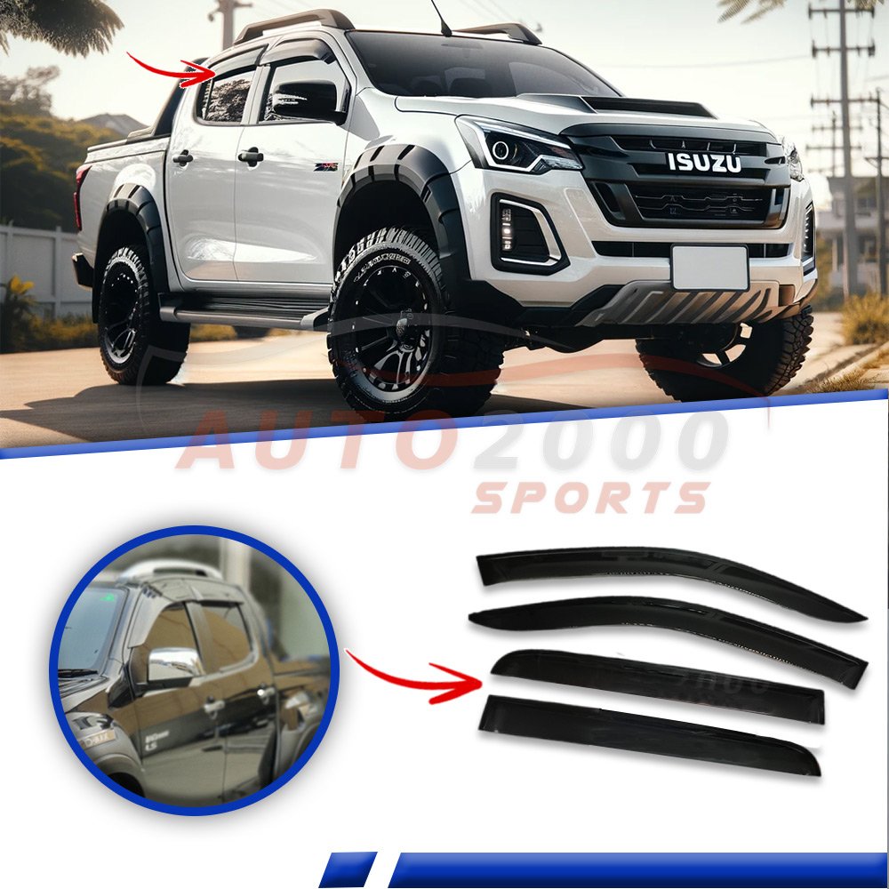 Isuzu D-Max Air Press Window Visors 2022