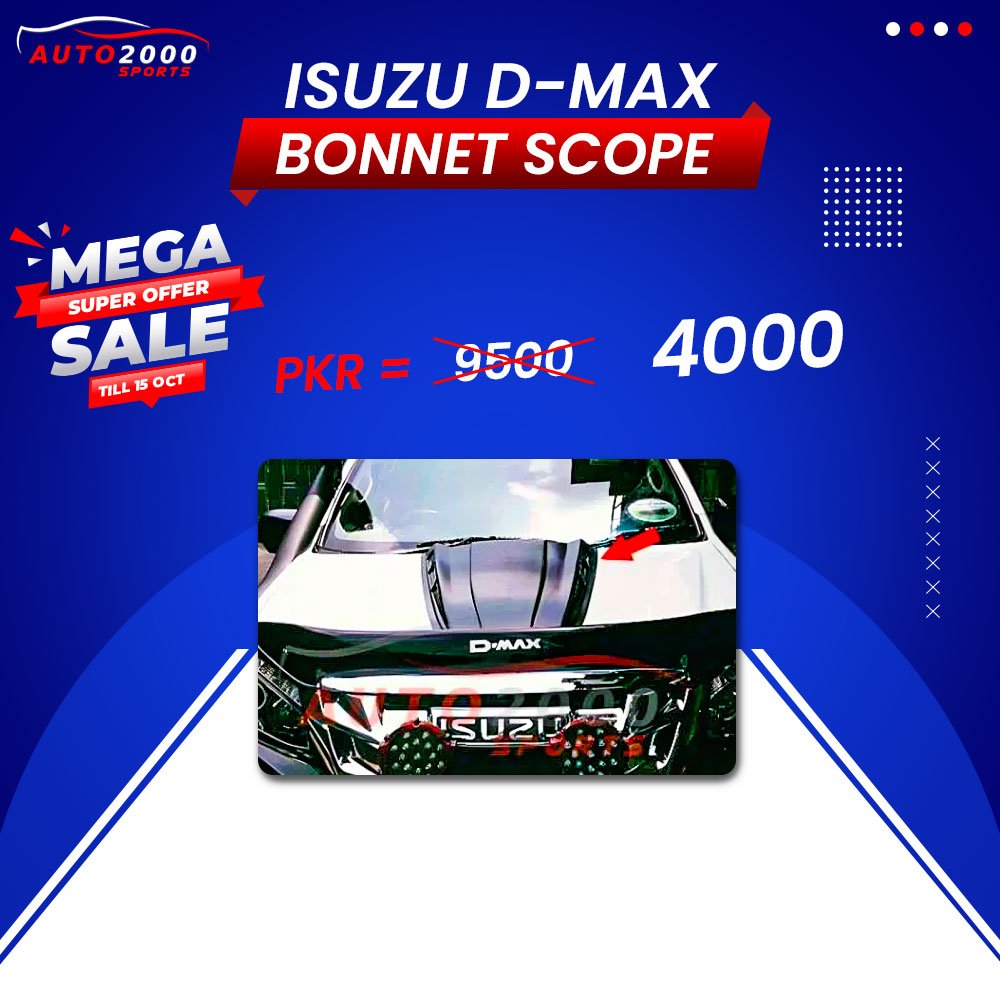 Isuzu D-Max Bonnet Scoop 2018-2022