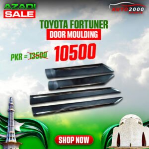 Toyota Fortuner Door Moulding Matt Black 2017-2021