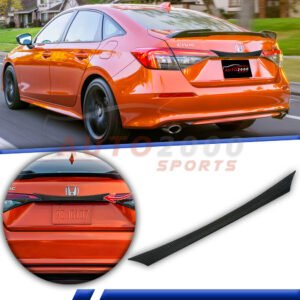 Honda Civic Carbon Fiber Trunk Garnish 2022