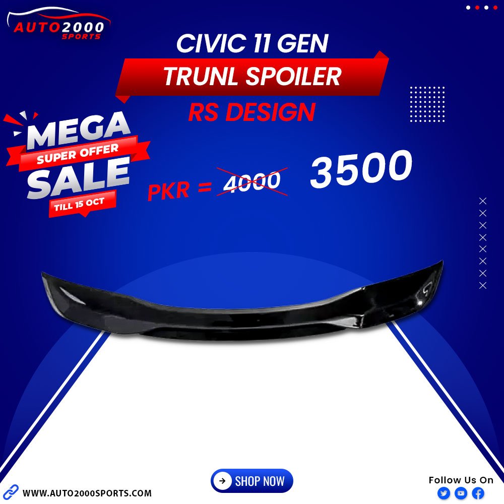 Honda Civic RS Spoiler 2022