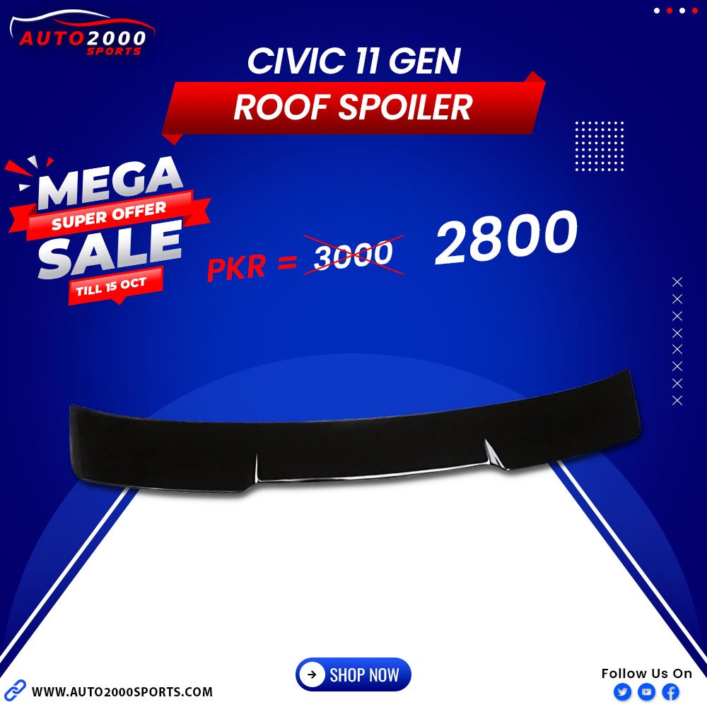 Honda Civic Roof Spoiler 2022