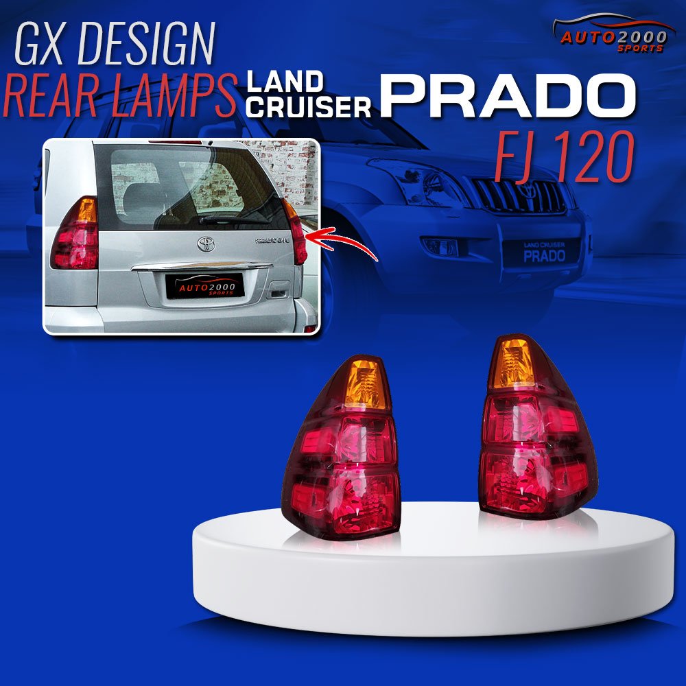 Toyota Prado FJ120 GX Look Back lights Tail Lights 2002-2008