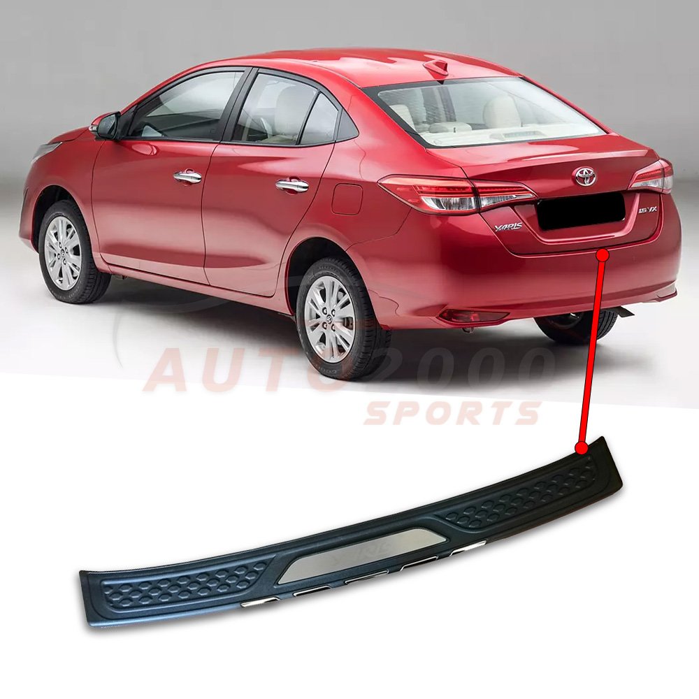 Toyota Yaris Rear Bumper Sill Plate 2020-2022