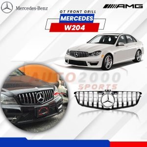 Mercedes-Benz C-Class W204 GT Style Front Grill 2007-2014