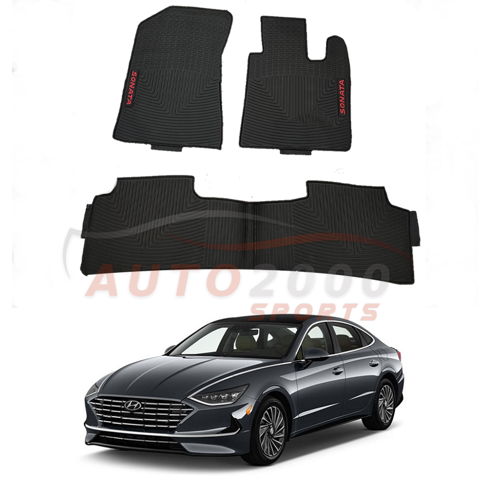 2020 hyundai sonata rubber store floor mats