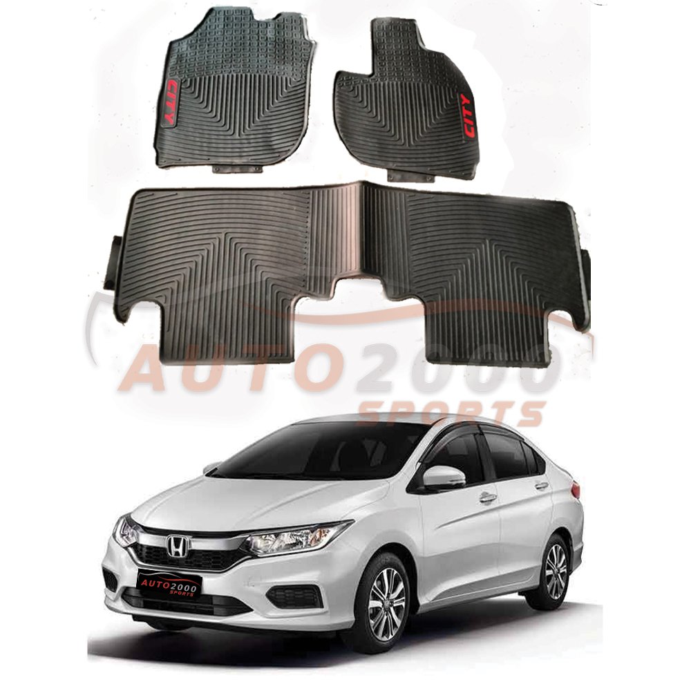 Honda City PVC Rubber Floor Mats 2021-2023