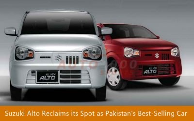Top-5 List Suzuki Alto Reclaims its Spot as Pakistan’s Best-Selling Car