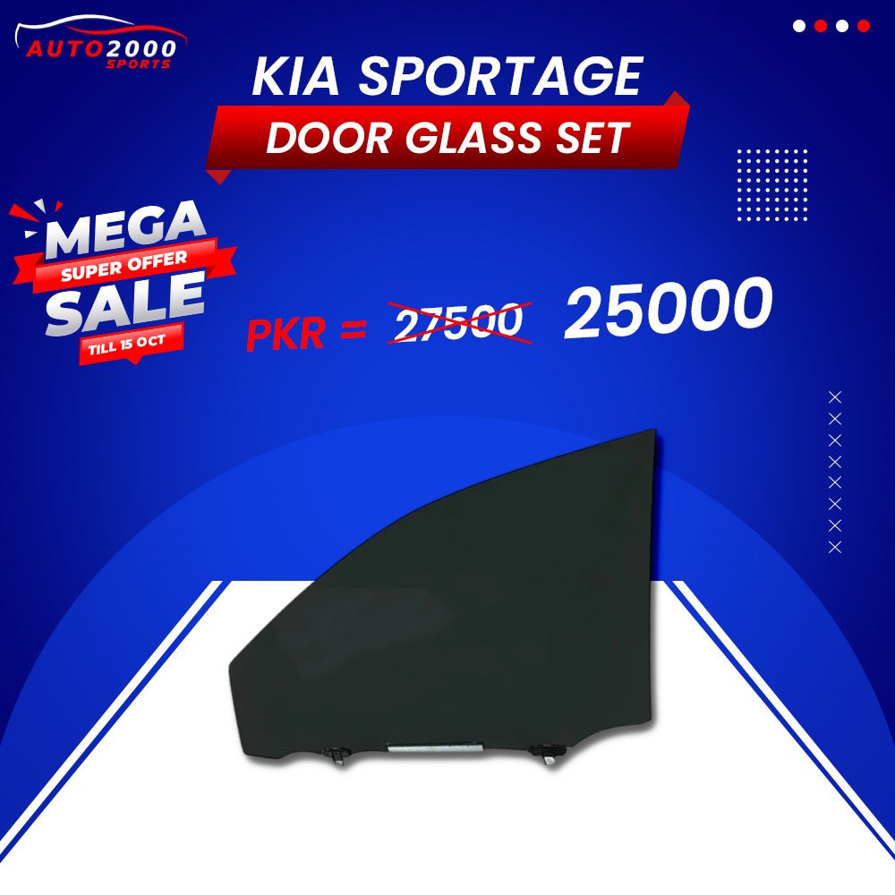 Buy Kia Sportage Tinted Door Window Glass Set