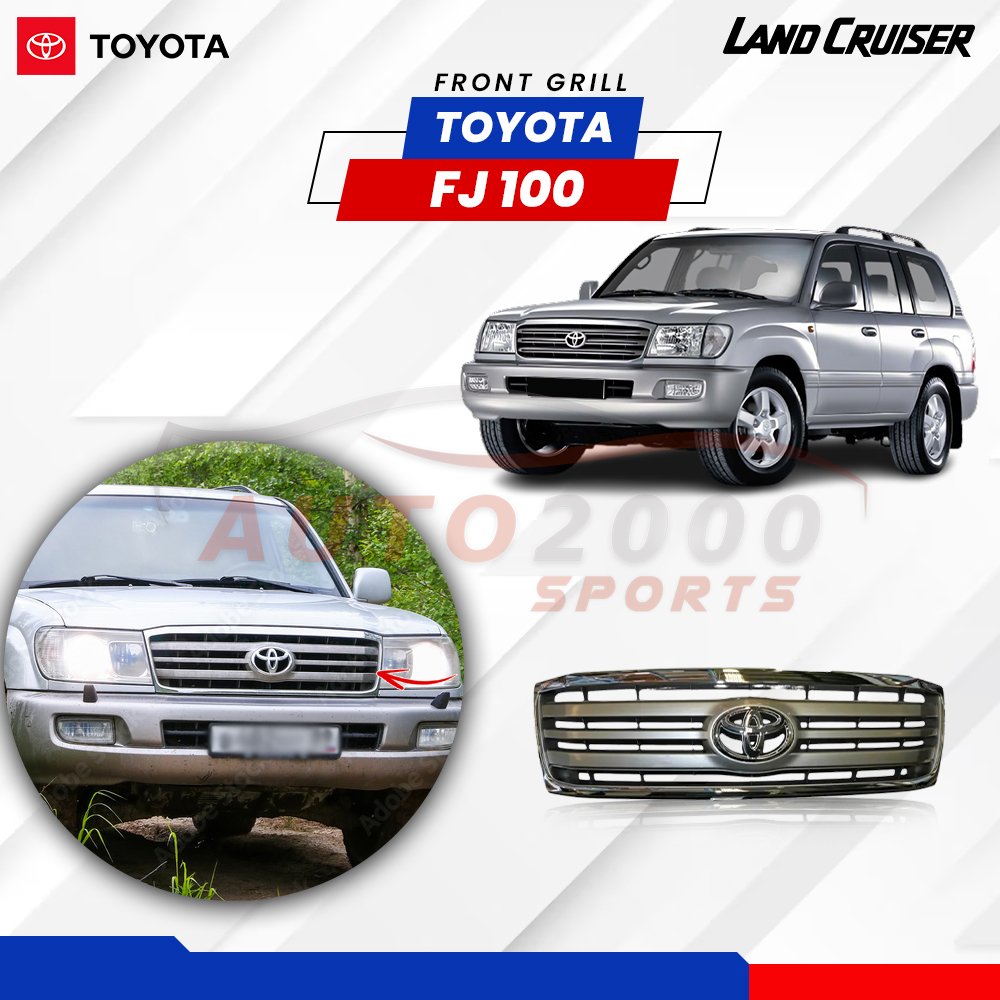 Toyota Land Cruiser FJ100 Front Grill With Logo 2006-2007