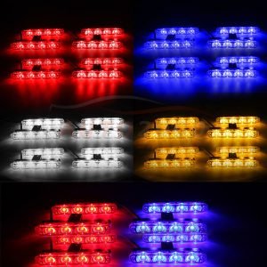 Buy Police Flasher Light With Remote 8 Pcs