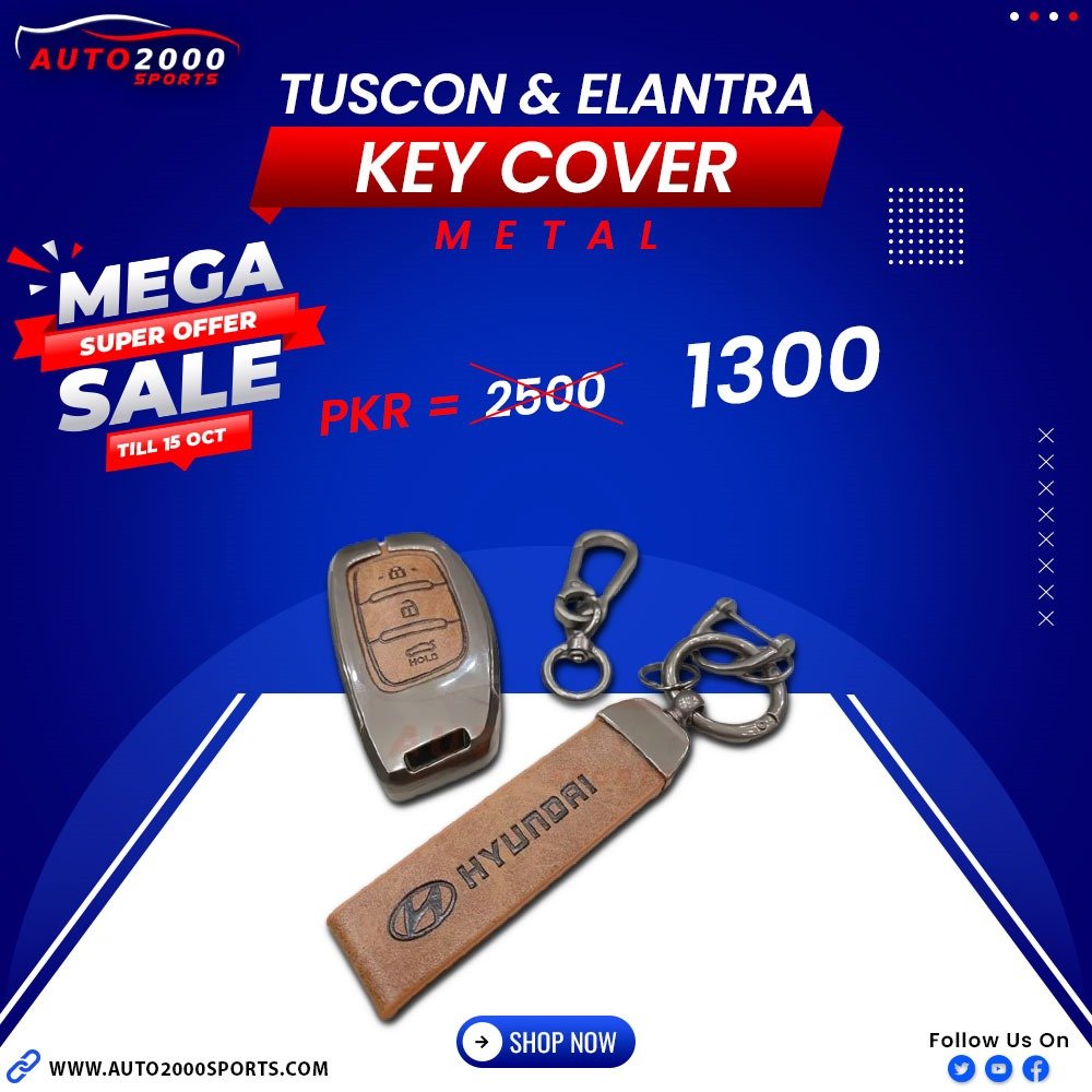 Hyundai Tucson And Elantra Key Covers With Metal Shell