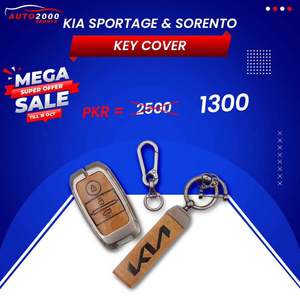 Kia Sportage And Kia Sorento Key Covers With Metal Shell