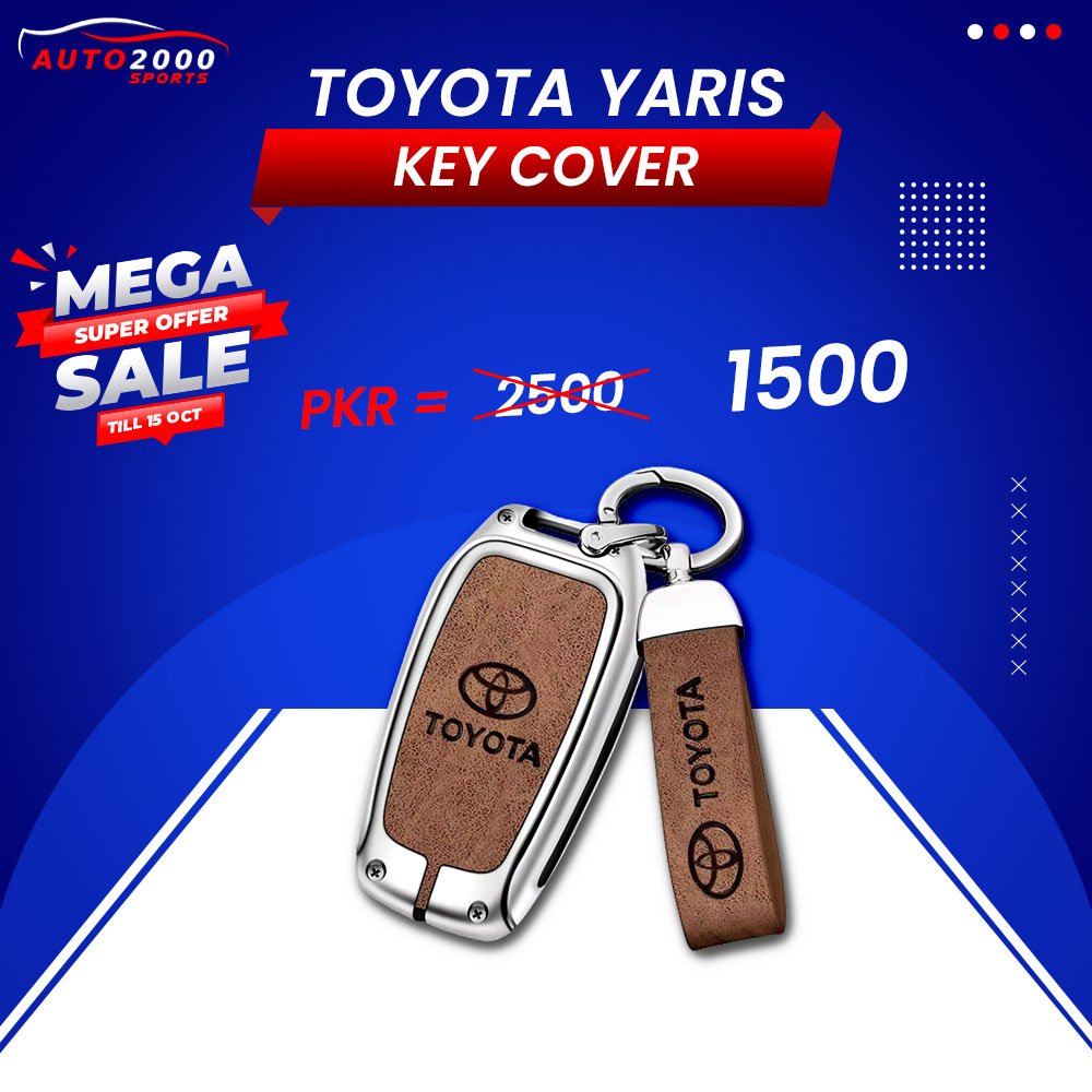 Toyota Yaris Key Covers With Metal Shell 2020-2023