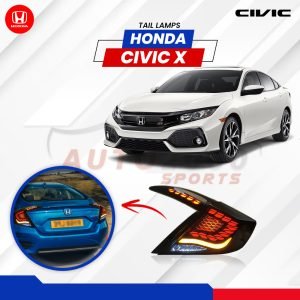 Honda Civic Tail Lamps Tail Lights Dragon Style 2016-2021
